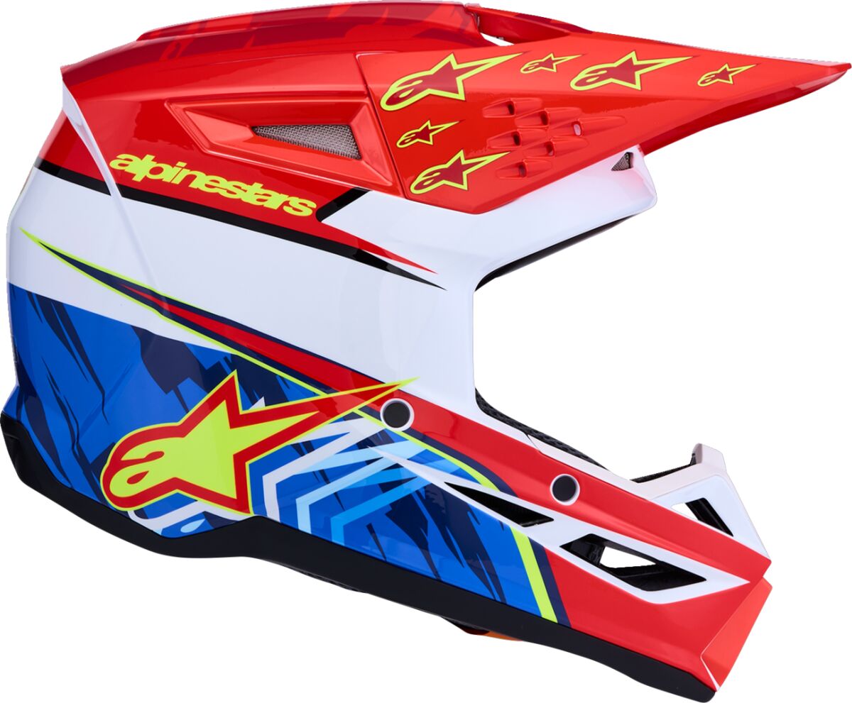 ALPINESTARS(MX) HELMET YTH SM3 FALCON RD/WH/BL 8301227-3206-YM