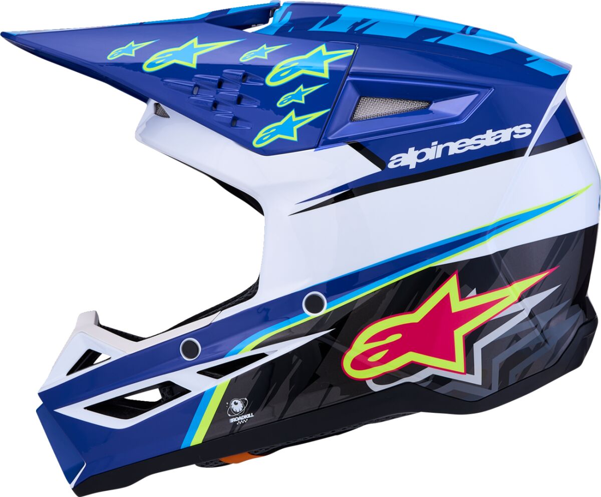 ALPINESTARS(MX) HELMET YTH SM3 FALCON BL/BK/PK 8301227-7347-YL