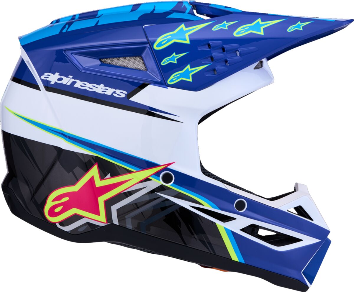 ALPINESTARS(MX) HELMET YTH SM3 FALCON BL/BK/PK 8301227-7347-YL