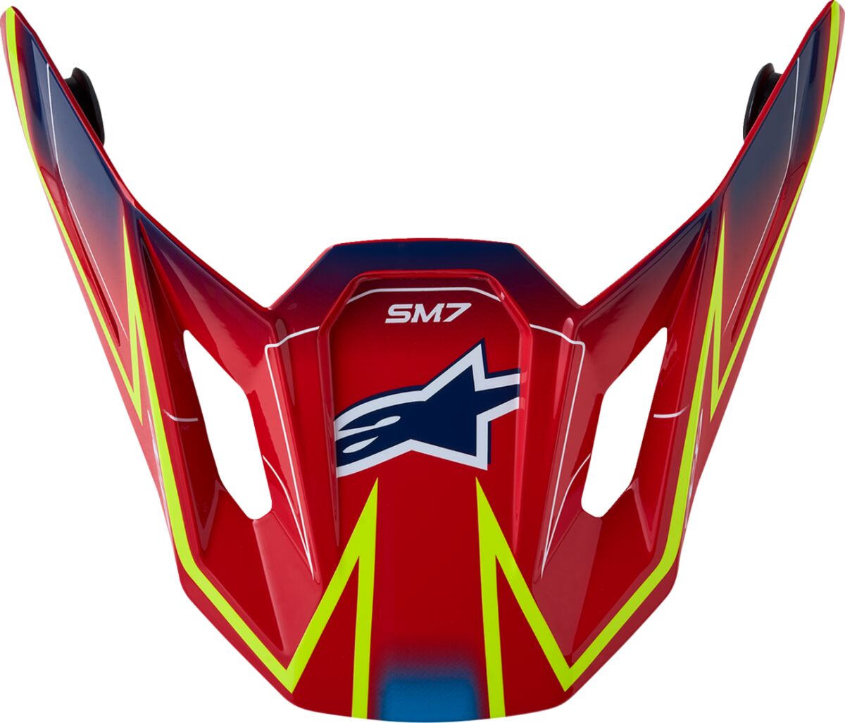 ALPINESTARS(MX) VISOR S-M7 CAST RD/YL/BL 8981426-3226