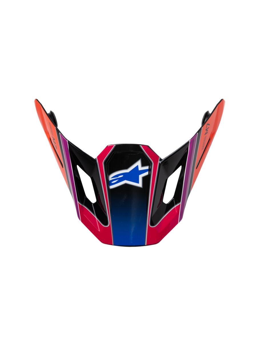ALPINESTARS(MX) VISOR SM7 FUSE BLU/PU/PINK 8981126-7256