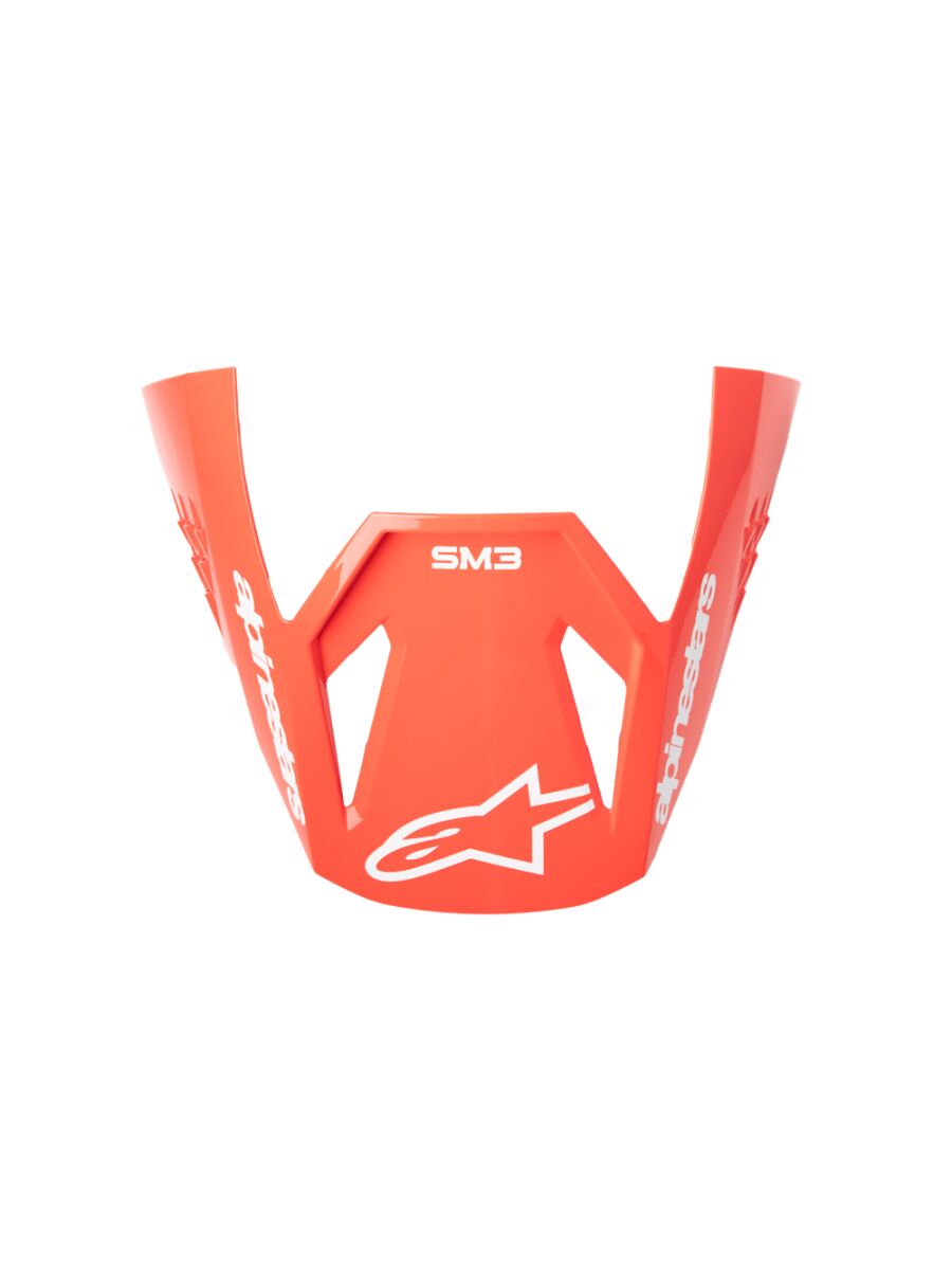 ALPINESTARS(MX) VISOR SM3 RADIUM BLK/RED/WH 8980526-1553