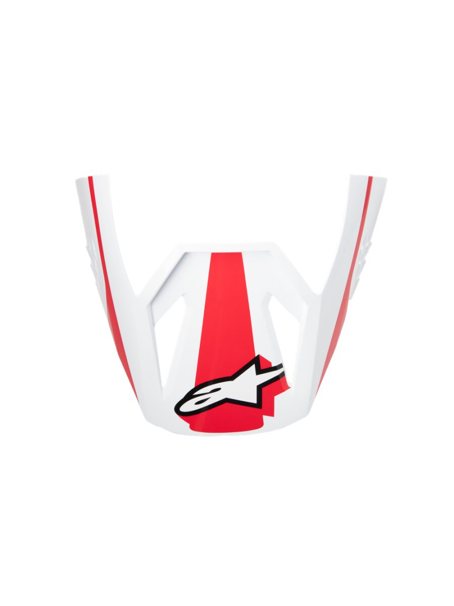 ALPINESTARS(MX) VISOR SM3 HEAT RED/WH/BLK 8980626-3126