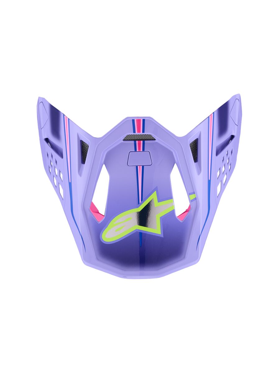 ALPINESTARS(MX) VISOR S-M10 JETT PURPLE/PINK 8981125-3144