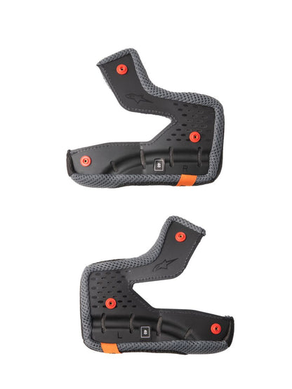 ALPINESTARS(MX) CHEEK PAD SM7 BLACK S30 8960726-10-S30