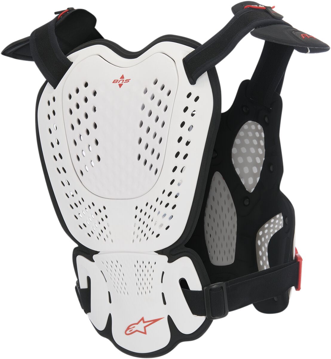 ALPINESTARS(MX) A-1 OFFROAD ROOST GUARD BLACK/WHITE XL/2XL 6700116-213-XL2