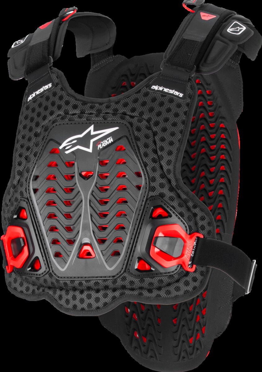 ALPINESTARS(MX) A-5 PLASMA CHEST PRO BLK/RD/WHT M/L 6700825-132-M/L