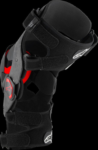 ALPINESTARS(MX) S-TECH RK-10 PLSMA KNEE BRACE BLK/RD L 6501425-13-L