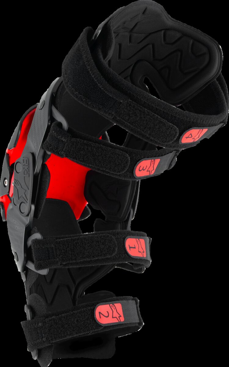 ALPINESTARS(MX) RK-1 PLAMA KNEE BRACE BLK/RD L/XL 6501725-13-LXL
