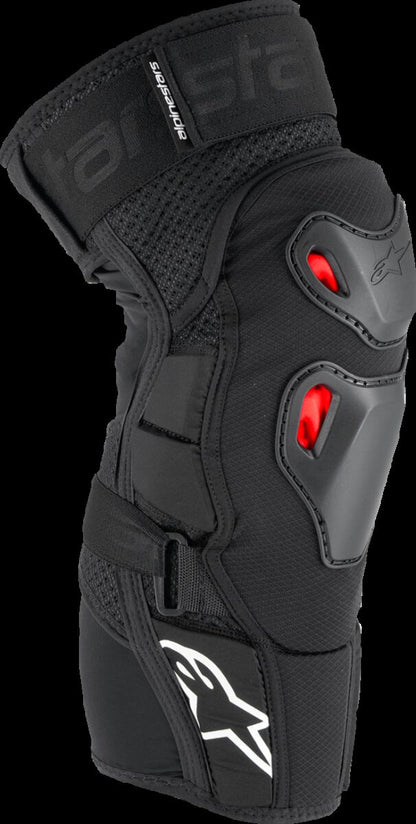 ALPINESTARS(MX) BIO PRO PLSMA KNEE PRTCT BLK/RD/WHT S/M 6503125-132-SM