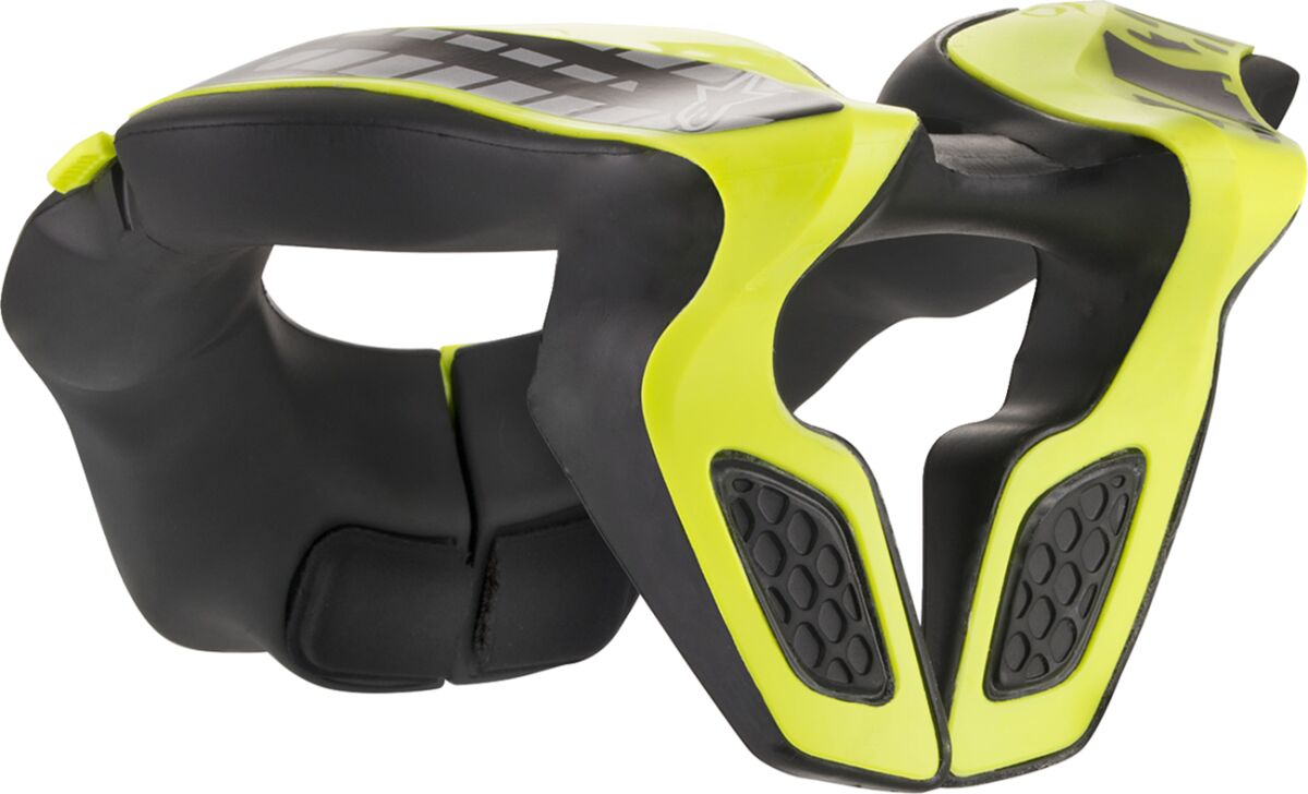 ALPINESTARS(MX) YOUTH NECK SUPPORT BLACK/YELLOW ONE SIZE 6540118-155-OS