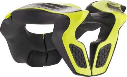 ALPINESTARS(MX) YOUTH NECK SUPPORT BLACK/YELLOW ONE SIZE 6540118-155-OS