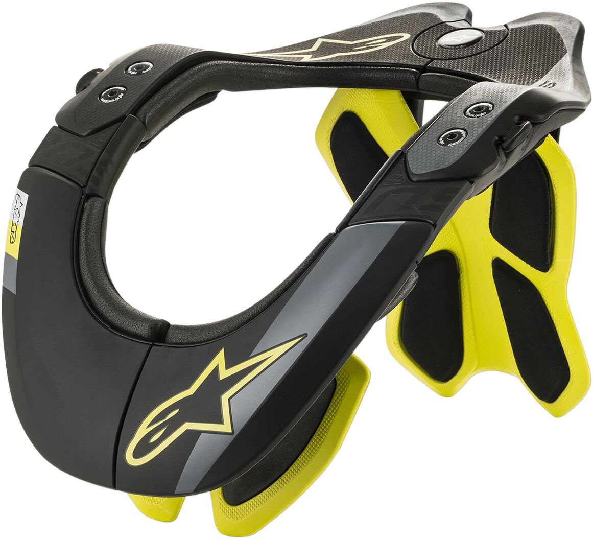 ALPINESTARS(MX) BNS TECH-2 NECK SUPPORT BLACK/YELLOW L/XL 6500019-155-LXL