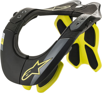 ALPINESTARS(MX) BNS TECH-2 NECK SUPPORT BLACK/YELLOW L/XL 6500019-155-LXL