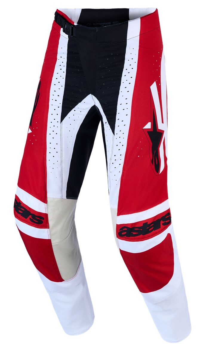ALPINESTARS(MX) PANT TECHSTAR MAVEN RED/WH/BK 3720427-3219-30