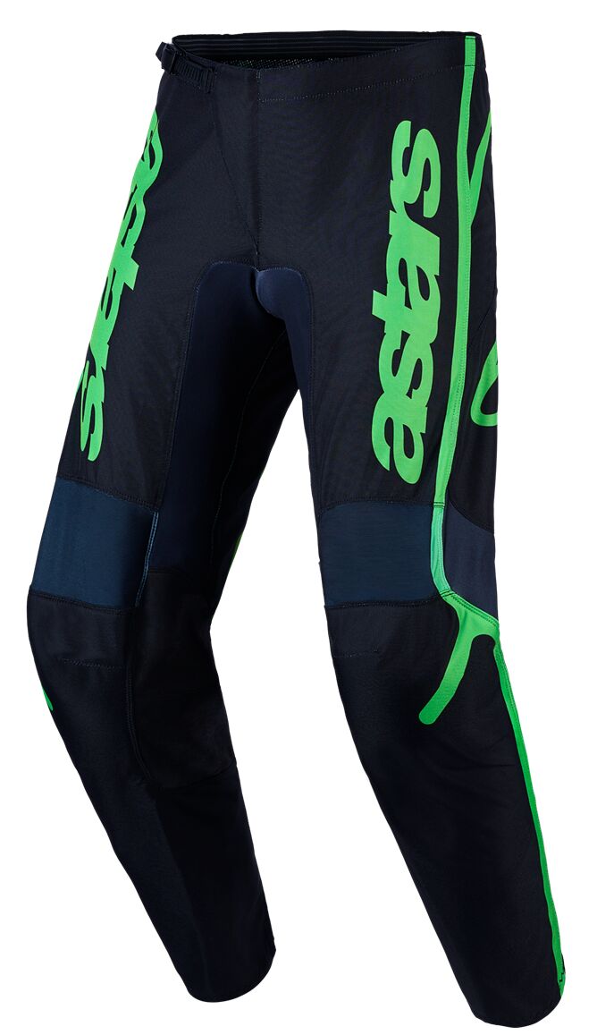 ALPINESTARS(MX) PANT FLUID APEX V2 BLACK/GREEN 3721227-1069-38
