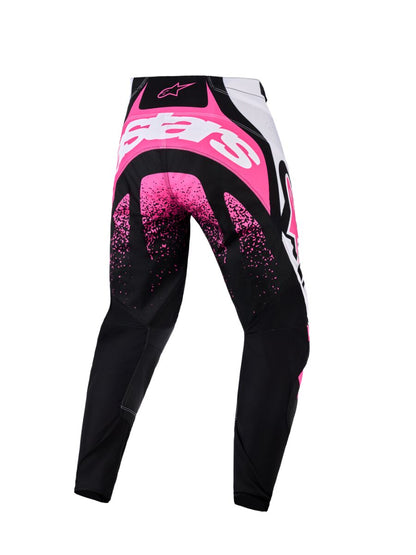 ALPINESTARS(MX) PANT 4W TECHSTAR NOMUR BLK/WH/FUCHSIA 32 3750926-1239-32