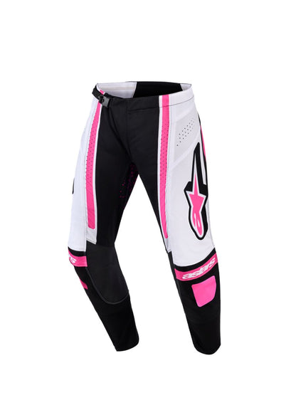 ALPINESTARS(MX) PANT 4W TECHSTAR NOMUR BLK/WH/FUCHSIA 34 3750926-1239-34