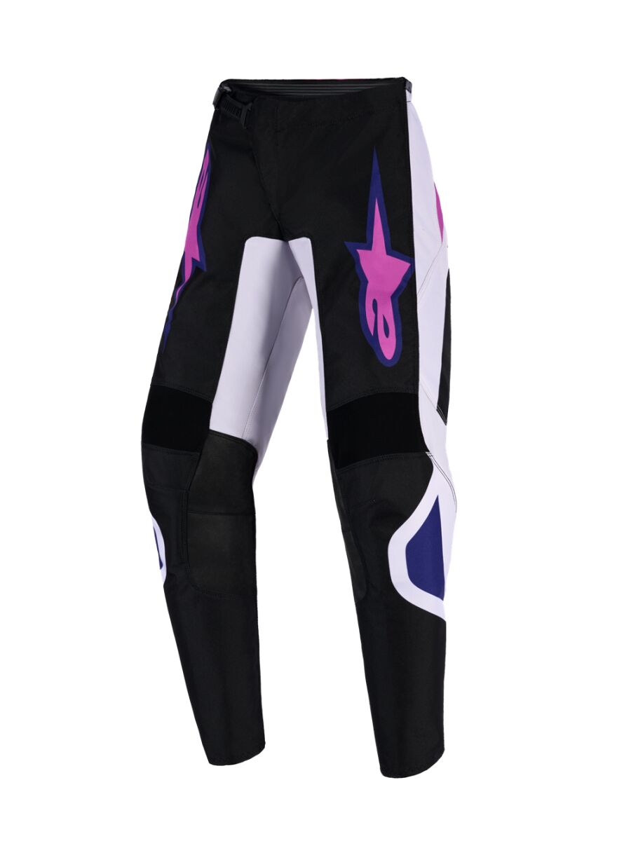 ALPINESTARS(MX) PANT YTH FLUID GRID BLK/GY/PU 24 3740926-1568-24