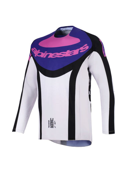 ALPINESTARS(MX) JERSEY TECHSTAR KNIF BLK/GY/PU M 3760926-1568-M