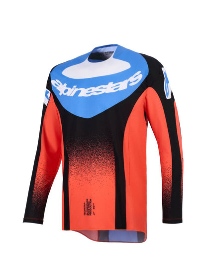 ALPINESTARS(MX) JERSEY TECHSTAR KNIF OR/BLK/BL S 3760926-4004-S