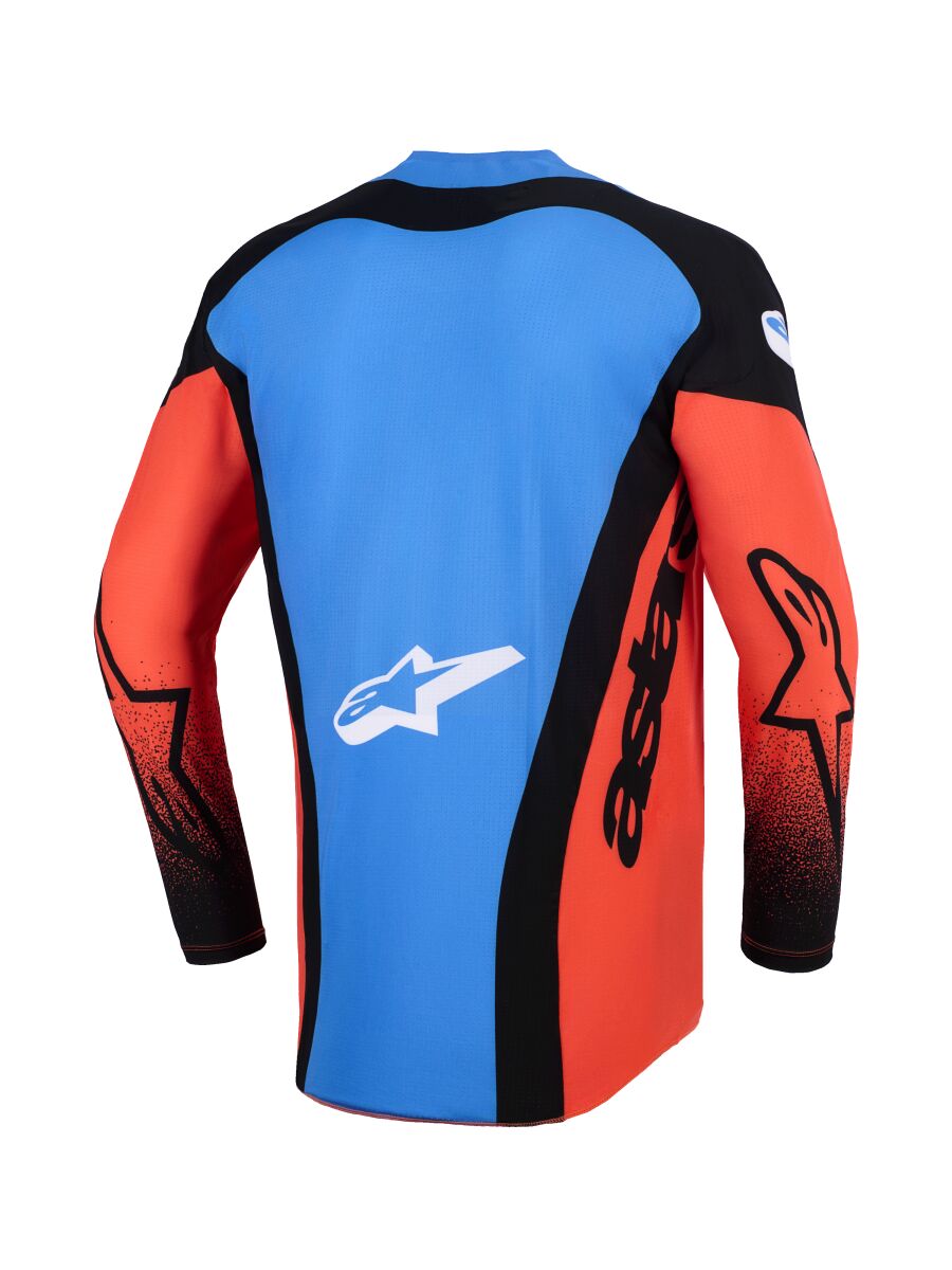 ALPINESTARS(MX) JERSEY TECHSTAR KNIF OR/BLK/BL S 3760926-4004-S