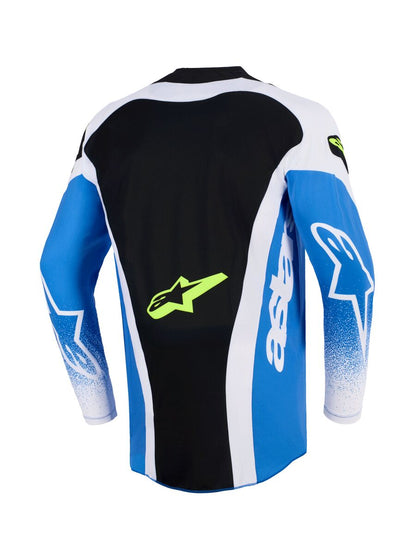 ALPINESTARS(MX) JERSEY TECHSTAR KNIF BLUE/BLK/YL XL 3760926-7267-XL