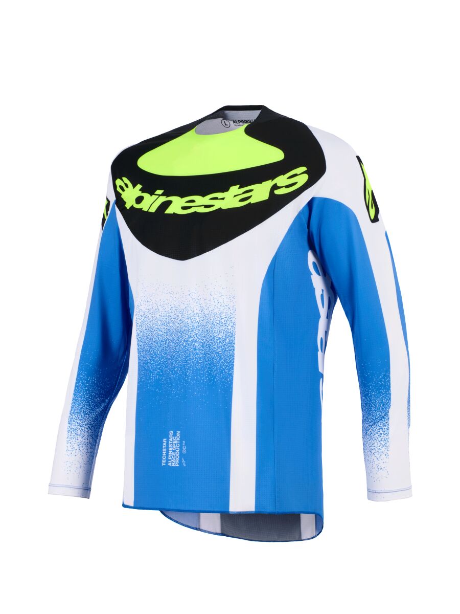 ALPINESTARS(MX) JERSEY TECHSTAR KNIF BLUE/BLK/YL 2X 3760926-7267-2X