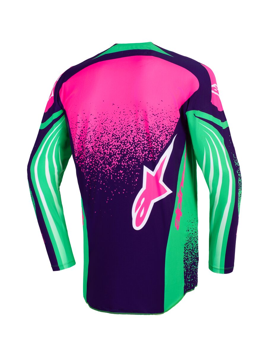 ALPINESTARS(MX) JERSEY TECHSTAR NOMUR PURP/GR/PINK M 3761026-3129-M