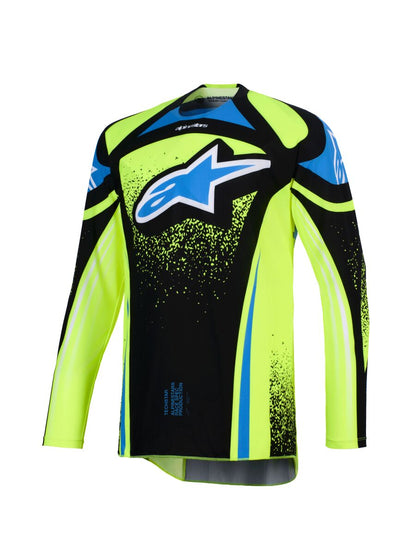 ALPINESTARS(MX) JERSEY TECHSTAR NOMUR NAVY/YL/BLU M 3761026-7268-M