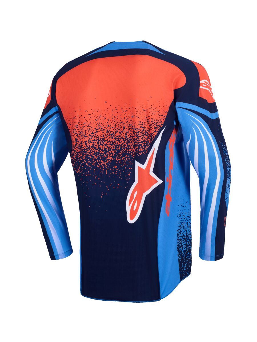 ALPINESTARS(MX) JERSEY TECHSTAR NOMUR NAVY/OR/BLU XL 3761026-7275-XL