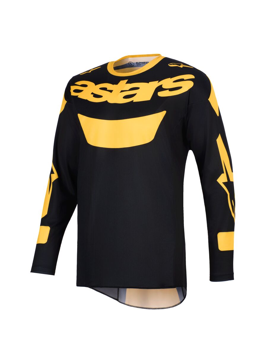 ALPINESTARS(MX) JERSEY RACER RIWAY YEL/BLACK S 3760326-526-S