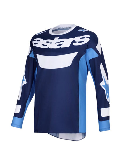 ALPINESTARS(MX) JERSEY RACER RIWAY BLUE/WHITE L 3760326-7262-L