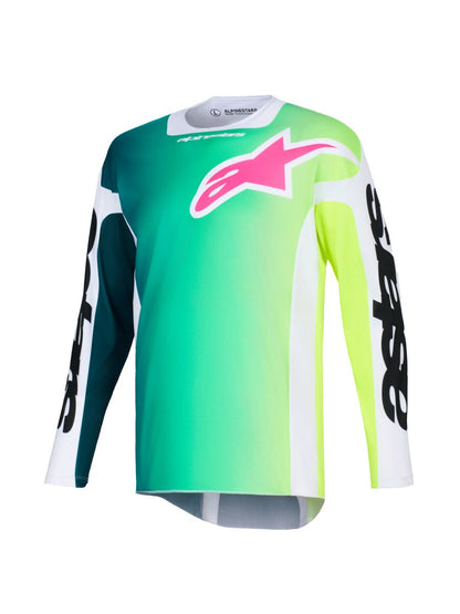 ALPINESTARS(MX) JERSEY RACER PORTL GRN/WH/BLK 2X 3760426-621-2X