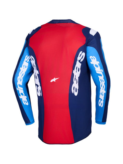 ALPINESTARS(MX) JERSEY FLUID GRID BLUE/RED L 3761126-730-L