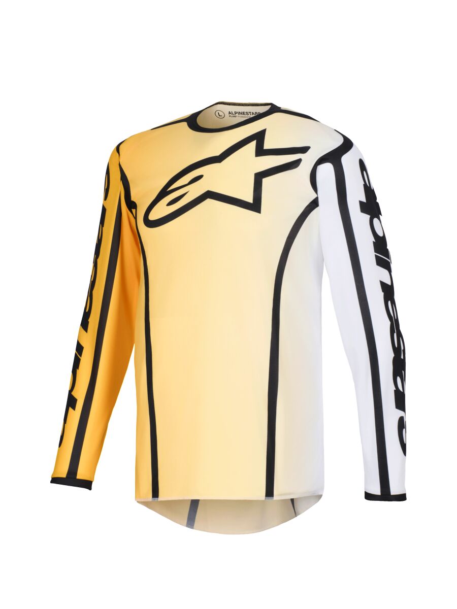 ALPINESTARS(MX) JERSEY FLUID APEX YEL/BLACK S 3761226-526-S