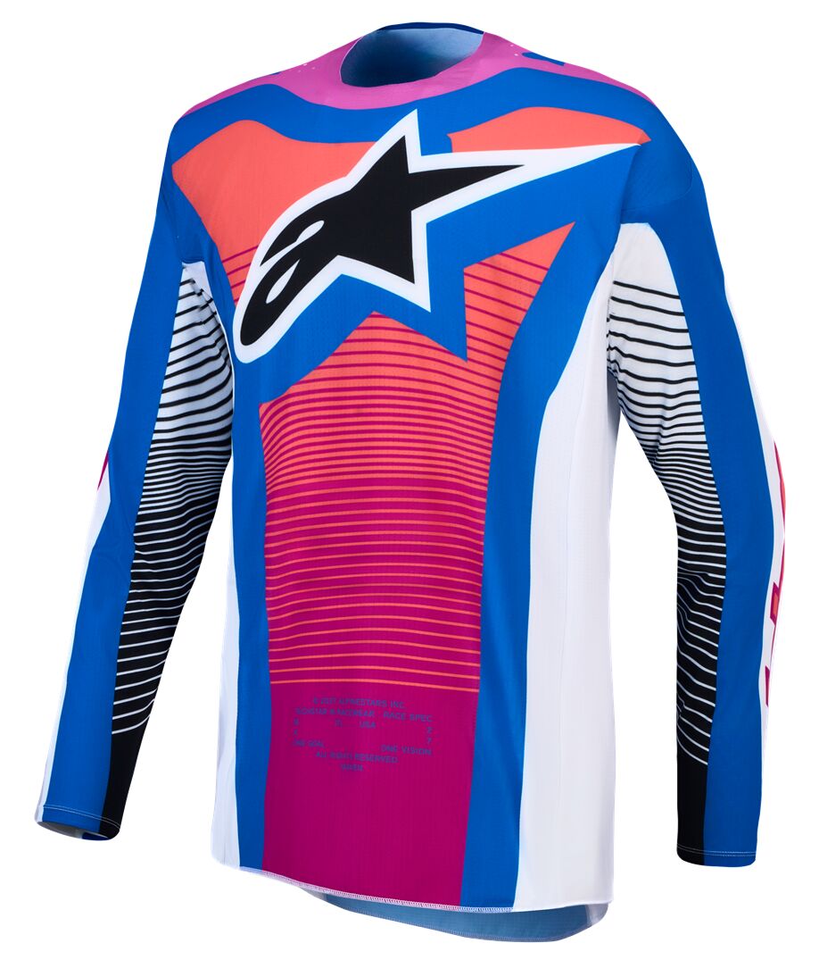 ALPINESTARS(MX) JERSEY TECHSTAR MAVEN WHITE/CL 3760427-2099-XL