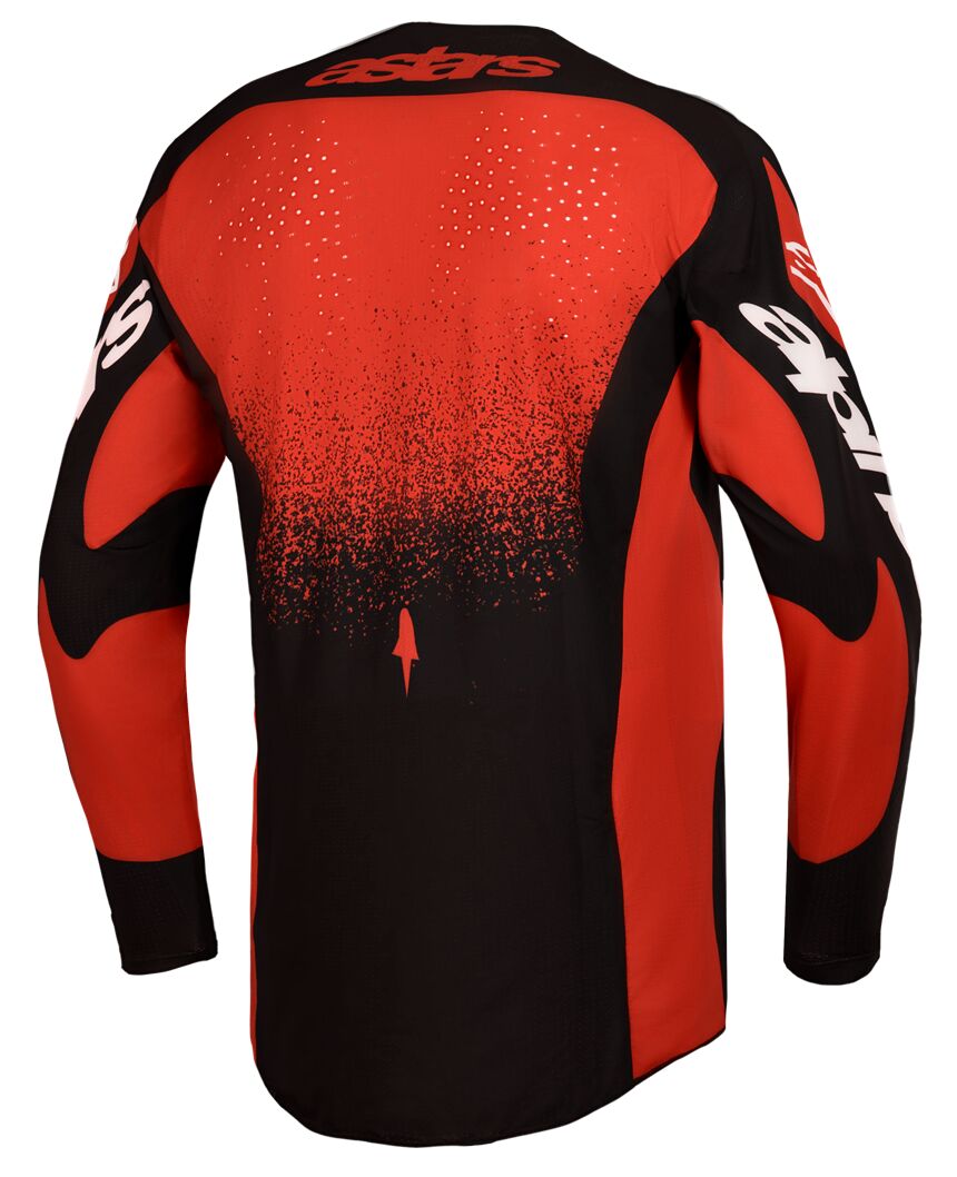 ALPINESTARS(MX) JERSEY TECHSTAR SWAN RED/BK/WH 3760527-3215-M