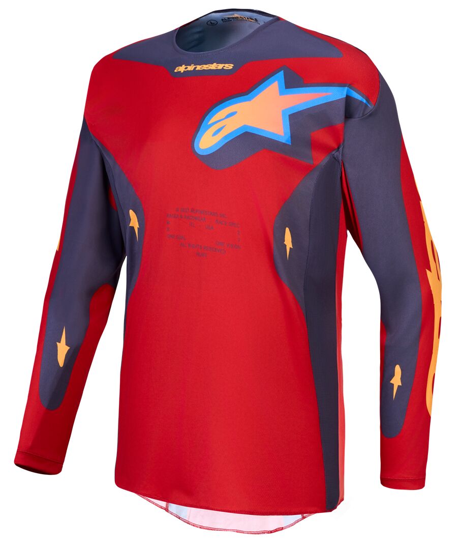 ALPINESTARS(MX) JERSEY RACER HUNT RED/CORAL S 3760727-3204-S