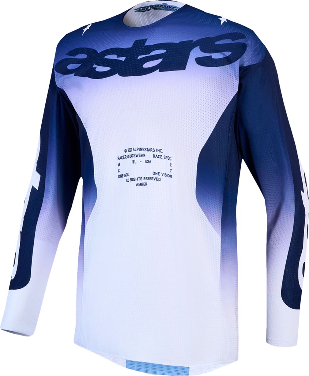 ALPINESTARS(MX) JERSEY RACER AIR AMBER BL/NV/W 3761127-7351-S