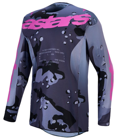 ALPINESTARS(MX) JERSEY RACER LONE GY/CAMO/PU X 3760927-9353-XL