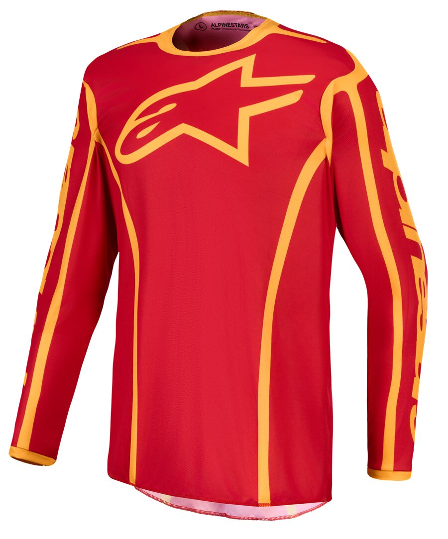 ALPINESTARS(MX) JERSEY FLUID APEX V2 RED/GLD M 3761227-3208-M