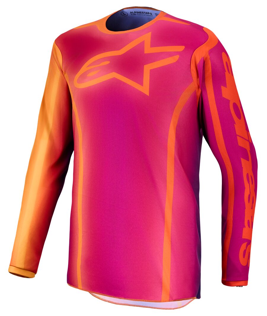 ALPINESTARS(MX) JERSEY FLUID KEPLER PUR/ORG S 3761727-3205-S