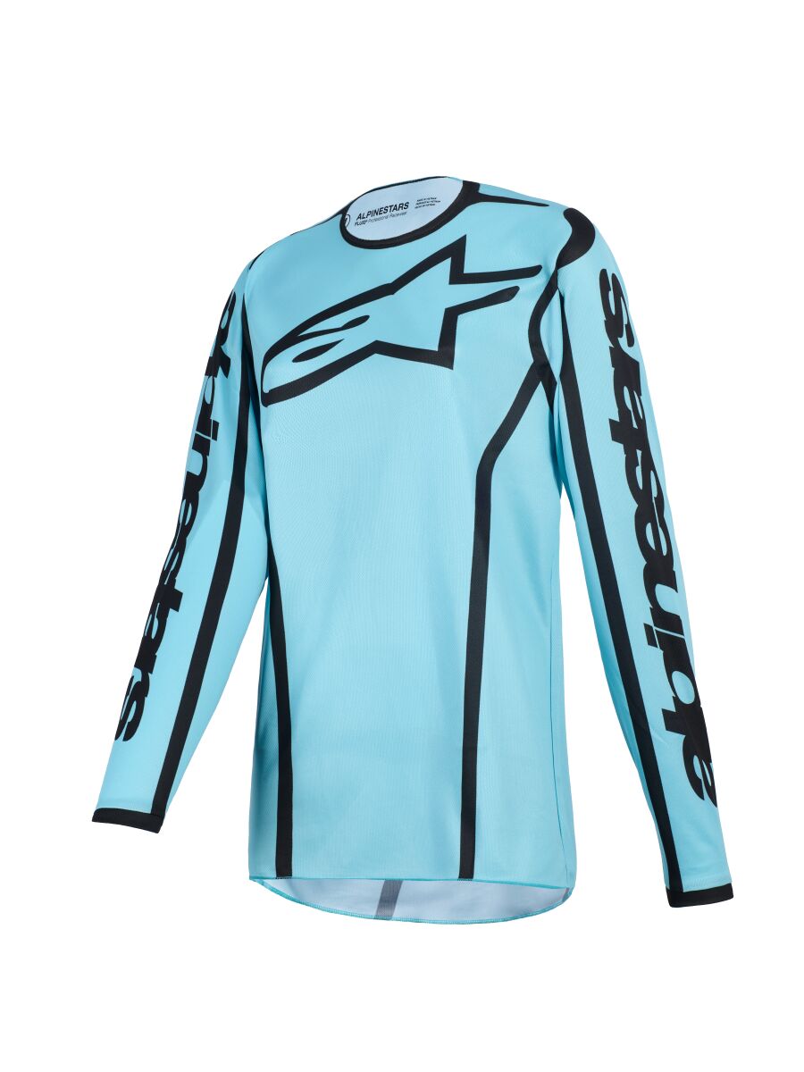ALPINESTARS(MX) JERSEY 4W FLUID APEX TROPIC-BLACK XL 3781126-6102-XL