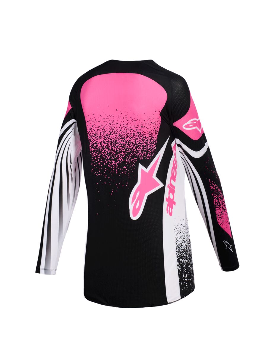 ALPINESTARS(MX) JERSEY 4W TECHSTAR NOMUR BLK/WH/FUCHSIA XL 3780926-1239-XL