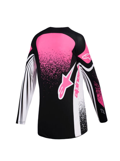ALPINESTARS(MX) JERSEY 4W TECHSTAR NOMUR BLK/WH/FUCHSIA XL 3780926-1239-XL