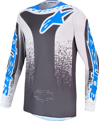ALPINESTARS(MX) JERSEY YTH FLUID DRAG GRY/LIL/ 3770527-9343-L