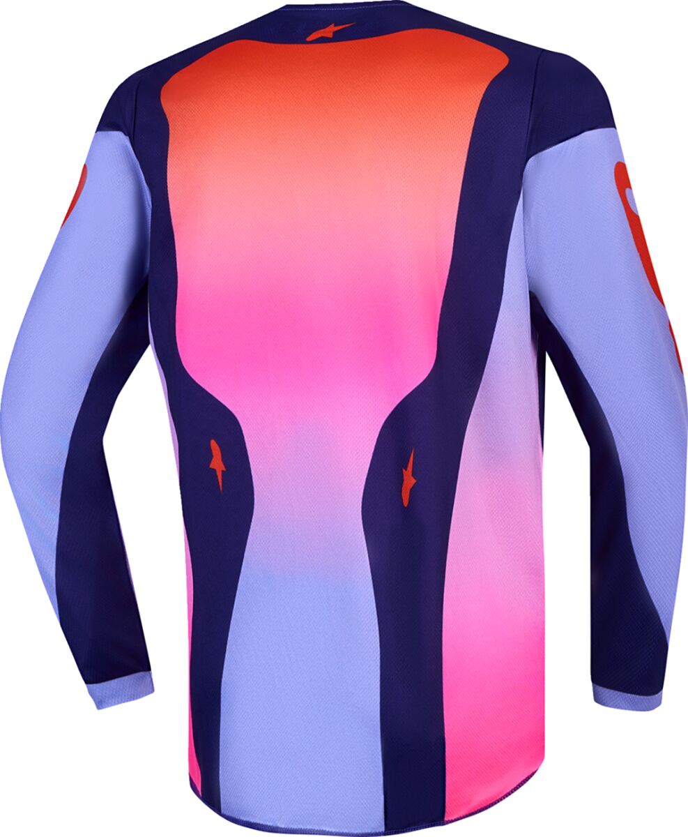 ALPINESTARS(MX) JERSEY YTH FLUID HUNT PUR/PNK 3770727-3196-S