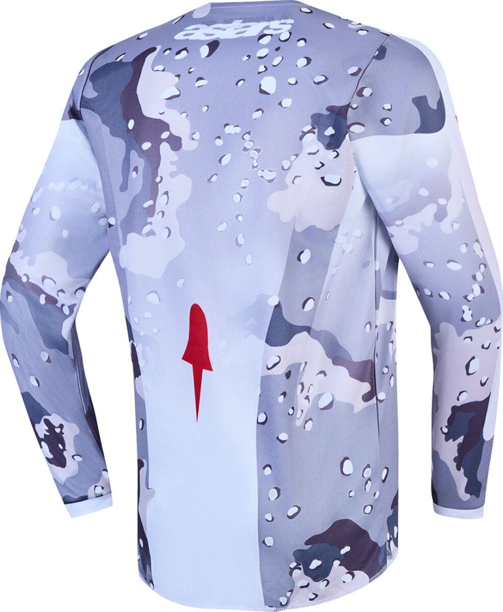 ALPINESTARS(MX) JERSEY YTH FLUID LONE CAM/WHT/ 3770927-9346-M
