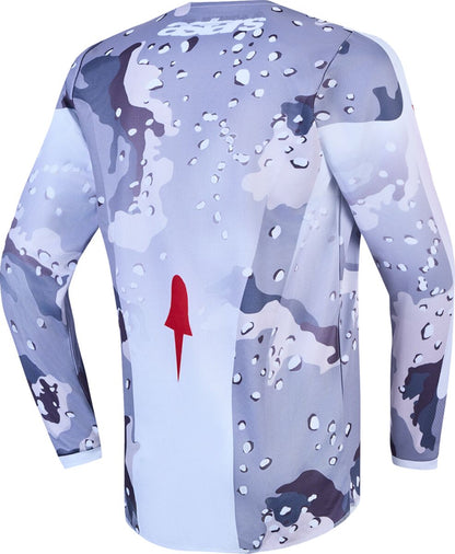 ALPINESTARS(MX) JERSEY YTH FLUID LONE CAM/WHT/ 3770927-9346-2X